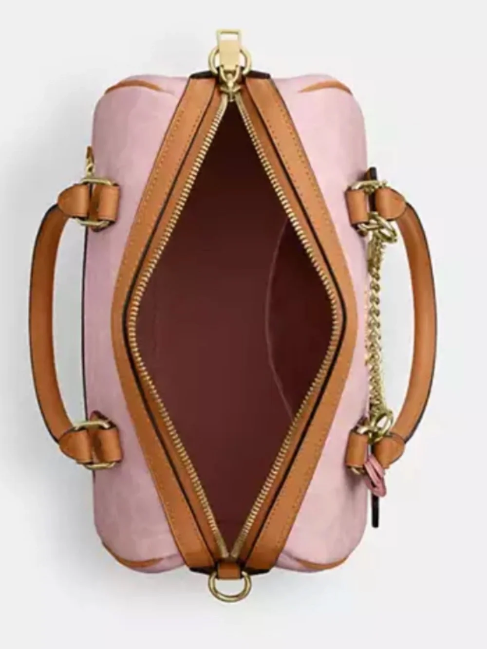 Rowan Satchel Bag In Signature Canvas With Charms